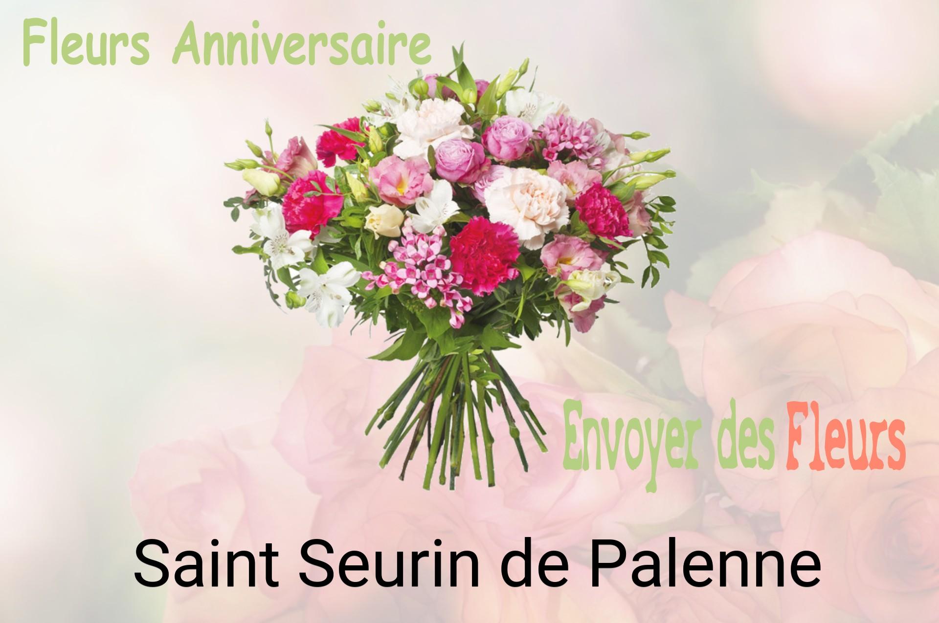 Bouquet de fleurs d’anniversaire livré à Saint-Seurin-de-Palenne