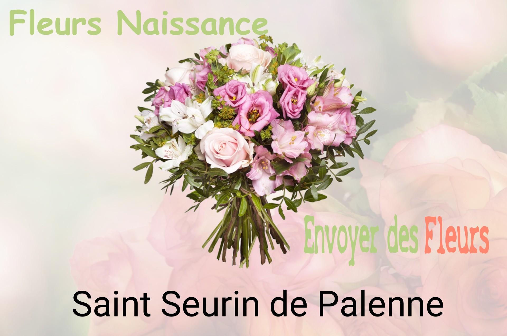 Bouquet de fleurs de naissance livré à Saint-Seurin-de-Palenne
